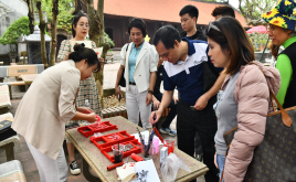 trải nghiệm in mộc bản