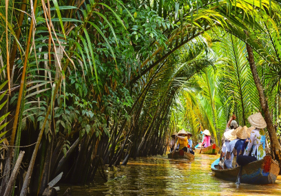 Mekong Delta - Vinh Trang Pagoda full-day tour
