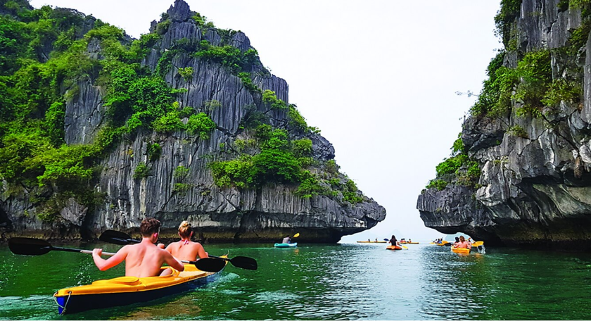 chèo thuyền kayak 